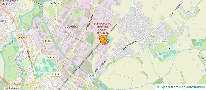 localisation de l'entreprise ZINKAL PRIMEURS à CRISSEY