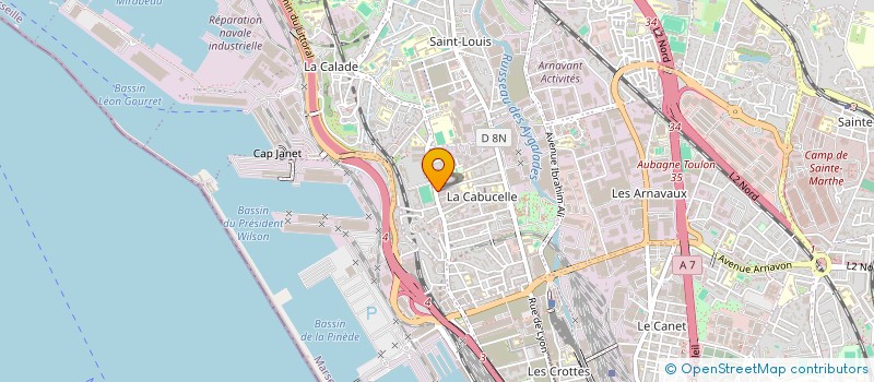 localisation de l'entreprise ZINO à MARSEILLE