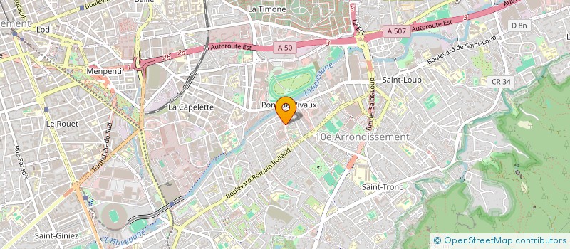 localisation de l'entreprise ZINO AUBAGNE  MARSEILLE