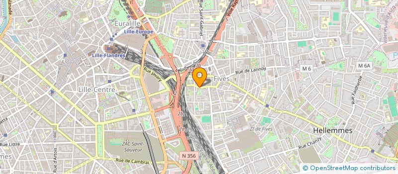 localisation de l'entreprise ZINO PIZZA à LILLE
