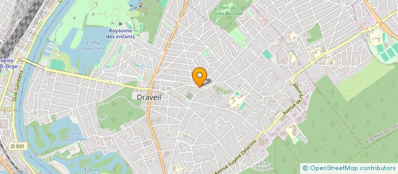 localisation de l'entreprise ZINO S à DRAVEIL