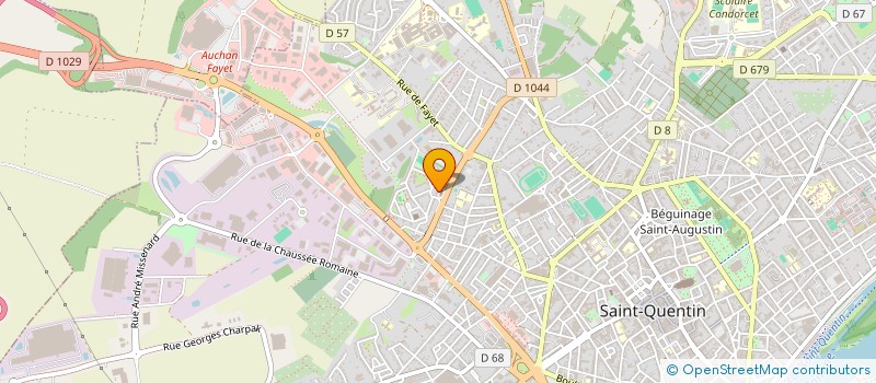 localisation de l'entreprise ZINOU CLUB à SAINT QUENTIN