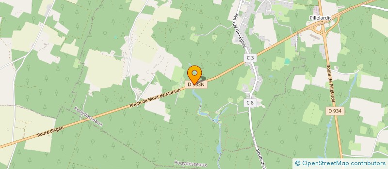 localisation de l'entreprise ZINQ LANDES à SARBAZAN