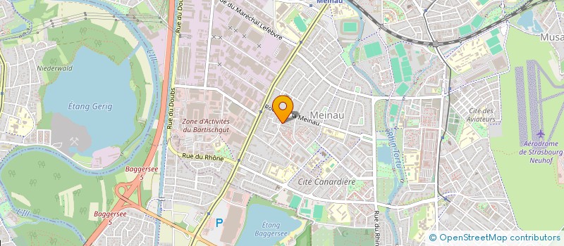 localisation de l'entreprise ZINS à STRASBOURG