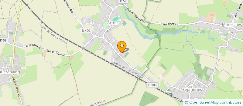 localisation de l'entreprise ZINS  ARTRES