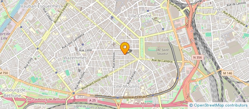 localisation de l'entreprise ZINTIA à LILLE