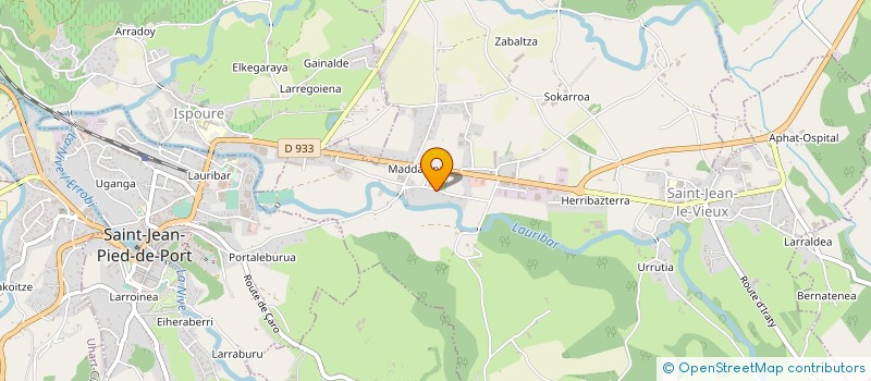 localisation de l'entreprise ZINTZILIK à SAINT-ETIENNE-DE-BAIGORRY