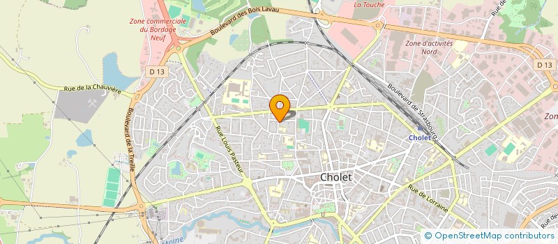 localisation de l'entreprise ZINVESTISSEMENTS à CHOLET