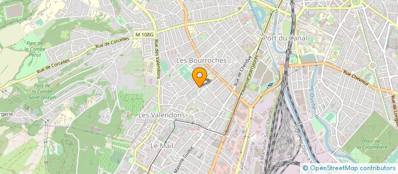 localisation de l'entreprise ZINZI BULLES à DIJON