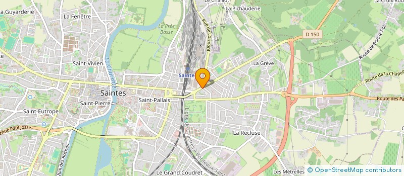 localisation de l'entreprise ZINZINS D'LA ZIC  SAINTES