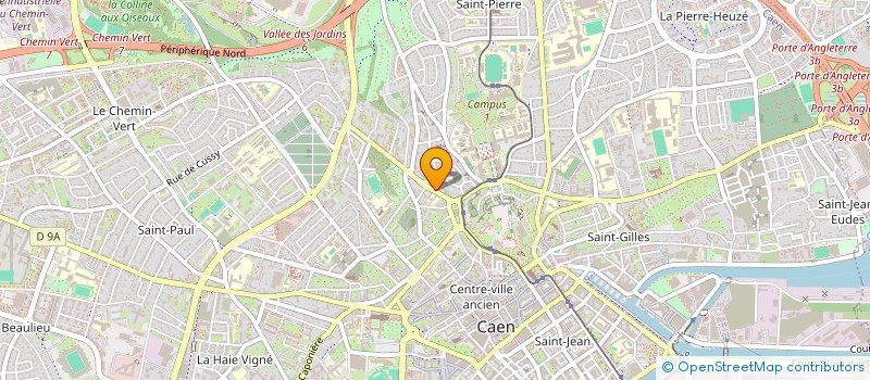 localisation de l'entreprise ZINZOLIN à CAEN