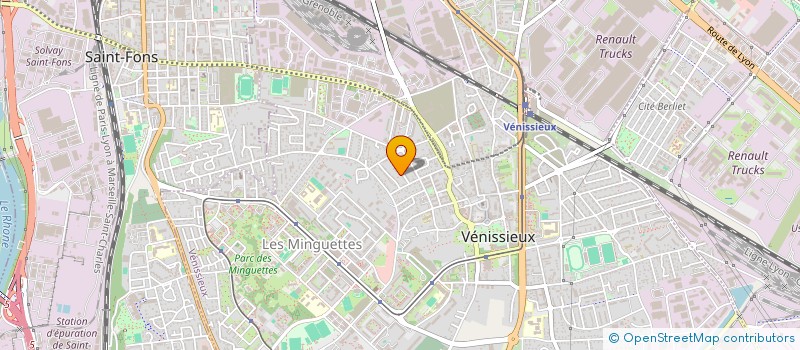 localisation de l'entreprise ZIO  VENISSIEUX