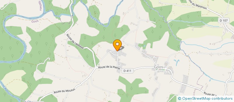 localisation de l'entreprise ZIO GINO  GOOS