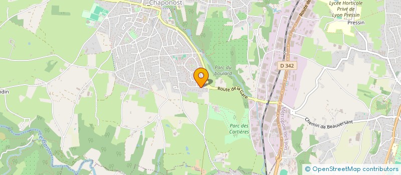 localisation de l'entreprise ZION  CHAPONOST