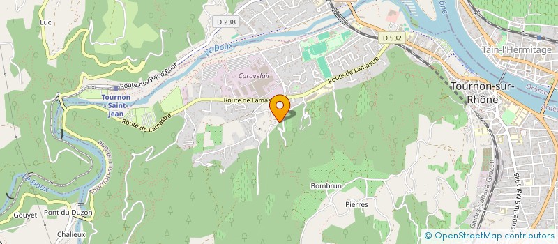 localisation de l'entreprise ZIOX à TOURNON-SUR-RHONE