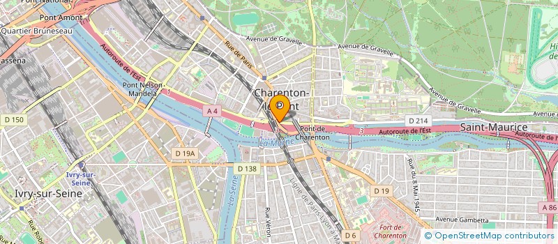 localisation de l'entreprise ZIP CINQ  CHARENTON-LE-PONT