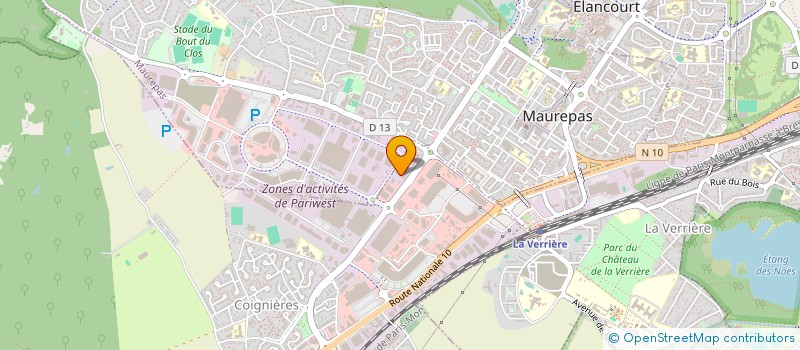 localisation de l'entreprise ZIP FRANCE à COIGNIERES