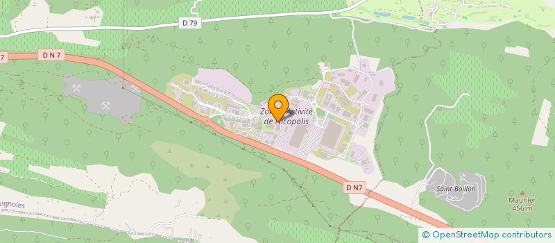 localisation de l'entreprise ZIP IMMOBILIER à BRIGNOLES