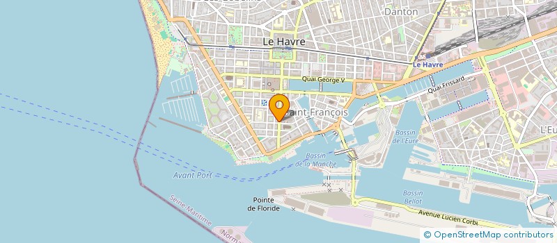 localisation de l'entreprise ZIP MERCERIE à LE HAVRE