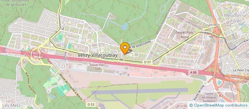 localisation de l'entreprise ZIP VTC  VELIZY-VILLACOUBLAY