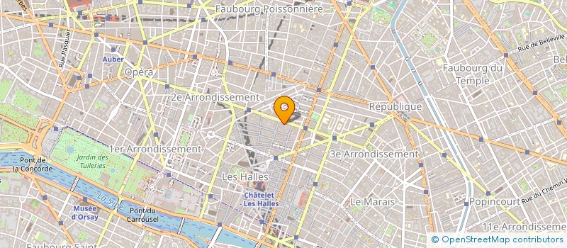 localisation de l'entreprise ZIP ZAG à PARIS
