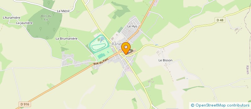 localisation de l'entreprise ZIPP, ZONE D'INTERET POETIQUE ET PRATIQUE à RANES