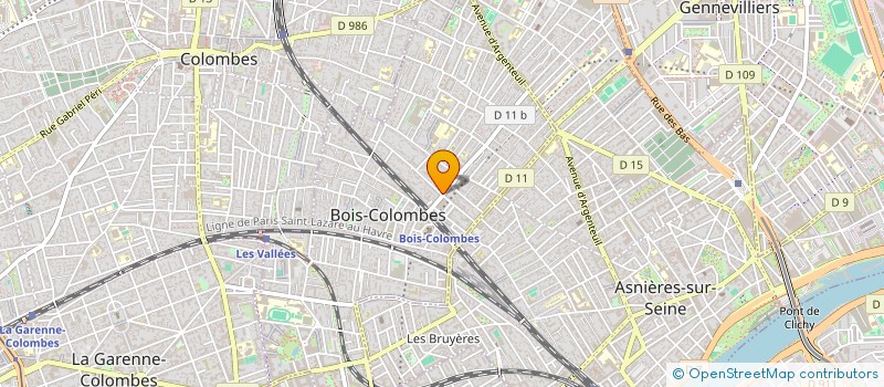 localisation de l'entreprise ZIQIU à BOIS-COLOMBES