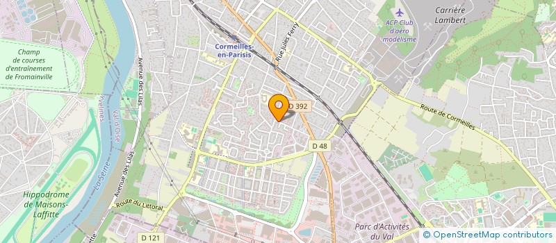 localisation de l'entreprise ZIRACH à CORMEILLES-EN-PARISIS