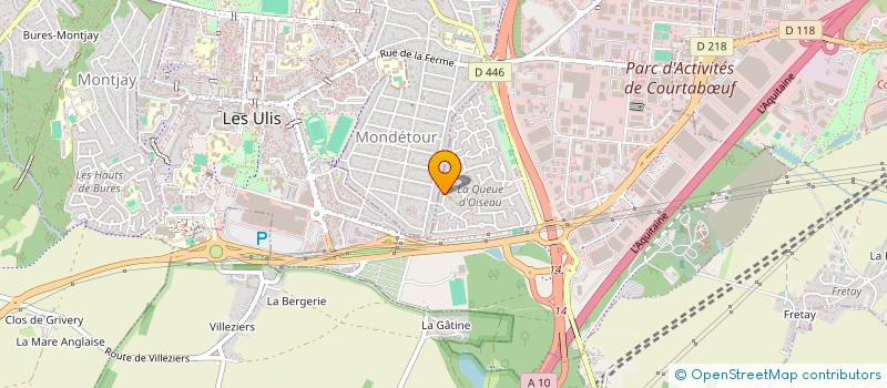 localisation de l'entreprise ZIRATECH à LES ULIS