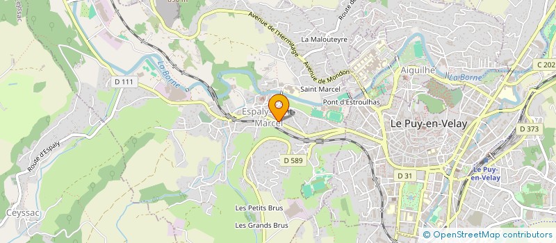 localisation de l'entreprise ZIRCON à ESPALY-SAINT-MARCEL