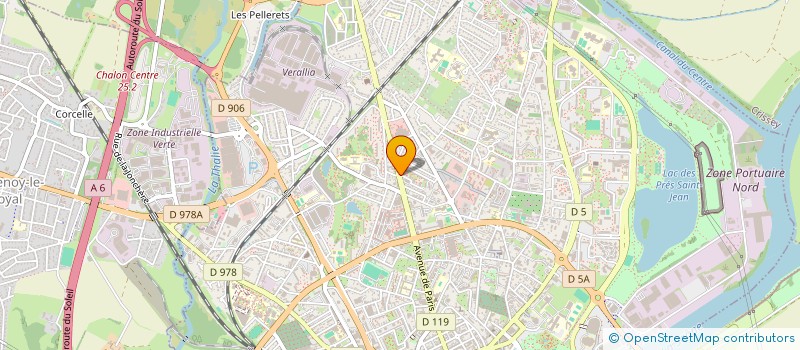 localisation de l'entreprise ZIRDA à CHALON-SUR-SAONE