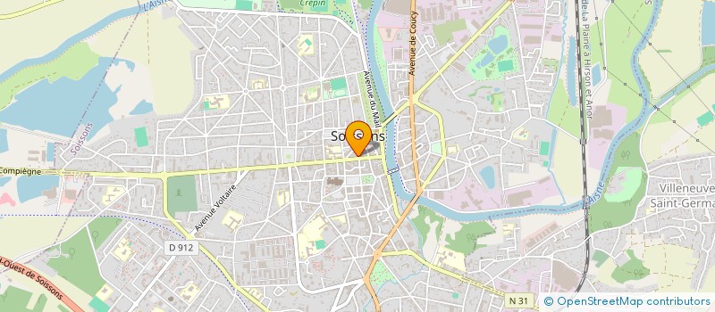 localisation de l'entreprise ZIRH HOMME à SOISSONS