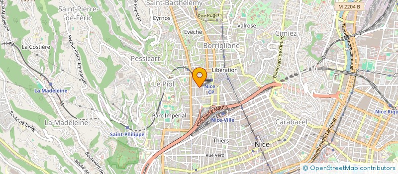 localisation de l'entreprise ZIRI ZIRI COMPAGNIE DE CONTEURS ET GRIOTTES  NICE