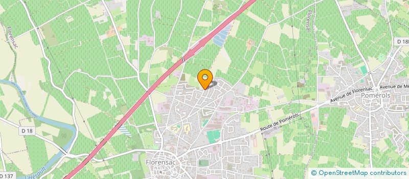localisation de l'entreprise ZIRIS08  FLORENSAC