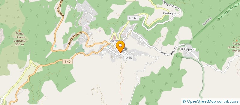 localisation de l'entreprise ZIRULINA à SARTENE