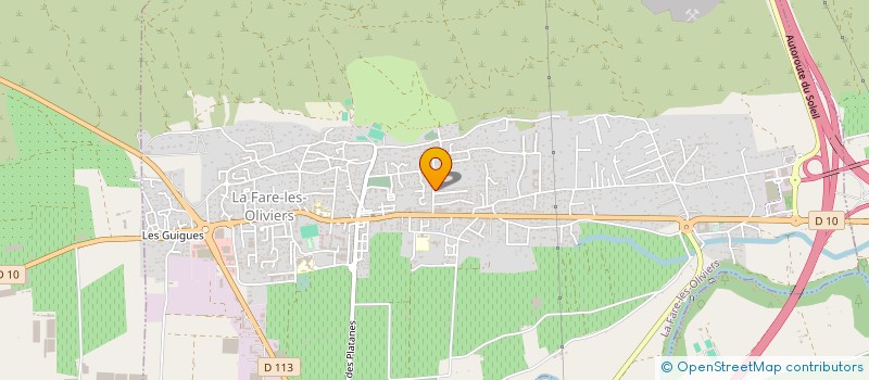 localisation de l'entreprise ZISSIS  LA FARE-LES-OLIVIERS