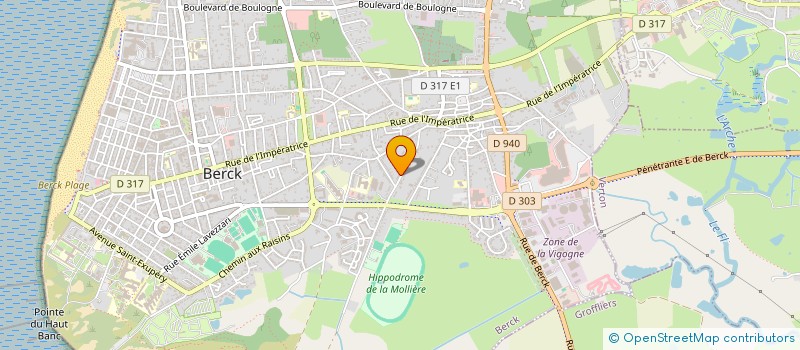 localisation de l'entreprise ZITA  BERCK