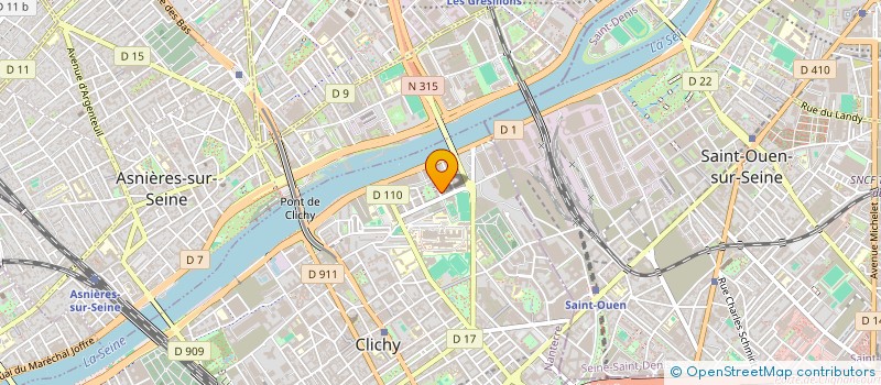 localisation de l'entreprise ZITA PRESTIGE à CLICHY