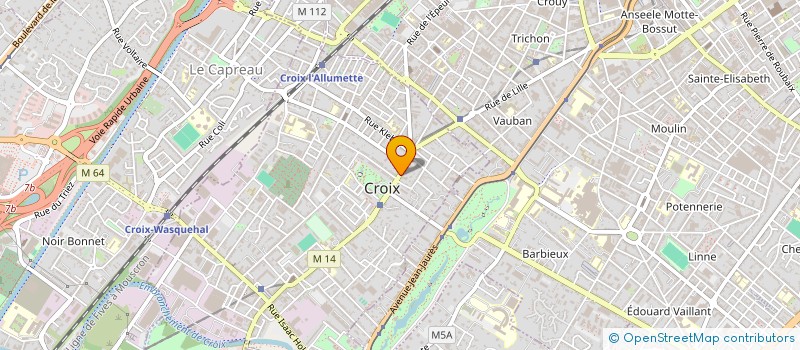 localisation de l'entreprise ZITAL à CROIX