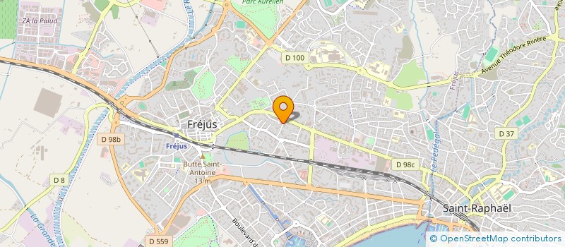 localisation de l'entreprise ZITEC à FREJUS
