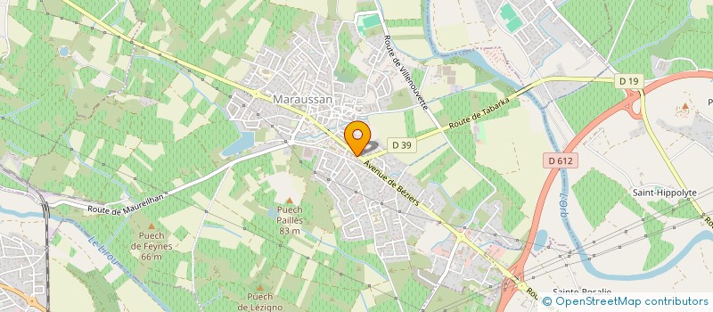 localisation de l'entreprise ZITELEC à MARAUSSAN