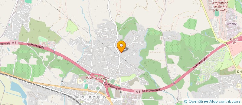 localisation de l'entreprise ZITELLI à FREJUS