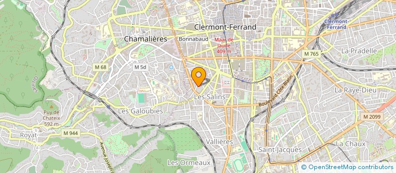 localisation de l'entreprise ZITF à CLERMONT-FERRAND
