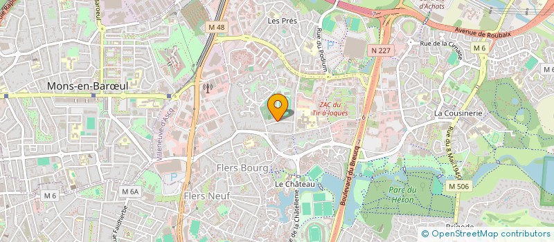 localisation de l'entreprise ZITI CONSULTING à VILLENEUVE-D'ASCQ