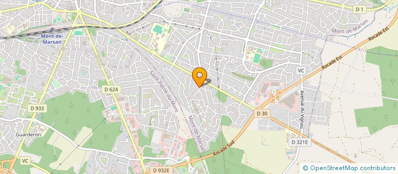 localisation de l'entreprise ZITI IMMOBILIER à MONT-DE-MARSAN