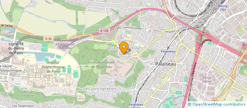 localisation de l'entreprise ZITOU TRANSPORTS à PALAISEAU