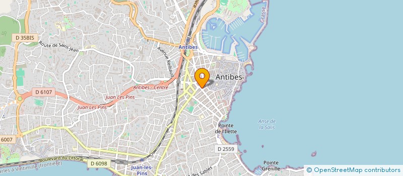 localisation de l'entreprise ZITOUN ENSOLEILLEE à ANTIBES