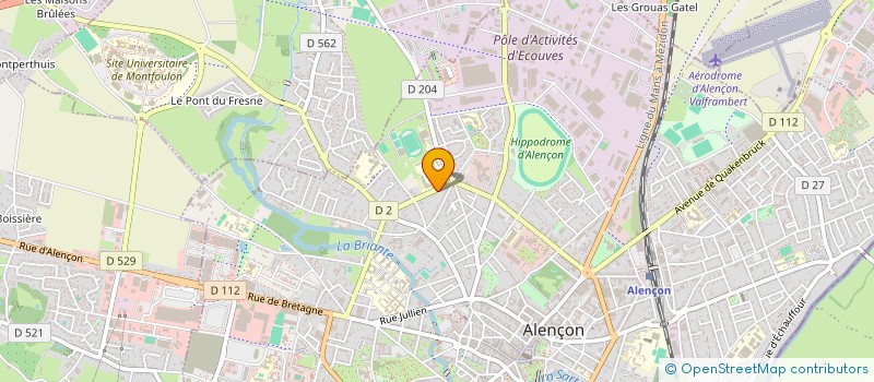 localisation de l'entreprise ZITOUNE à ALENCON