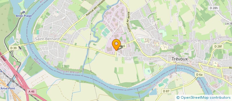 localisation de l'entreprise ZITRON FRANCE à TREVOUX