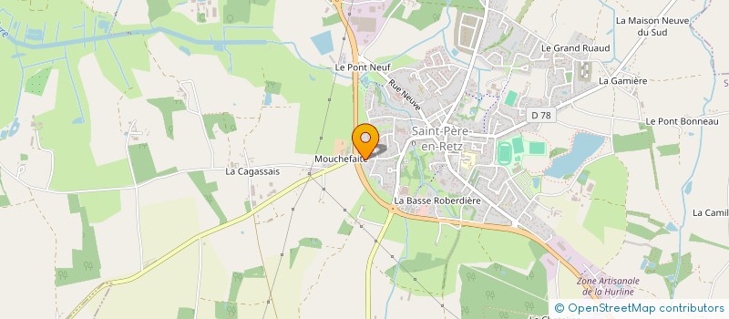 localisation de l'entreprise ZIVA IMMOBILIER  SAINT-PERE-EN-RETZ
